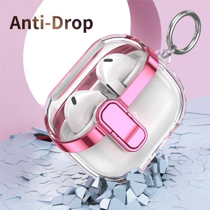 Bild 6, Samsung Galaxy Buds 3/3 Pro Skal Hybrid Transparent/Guld