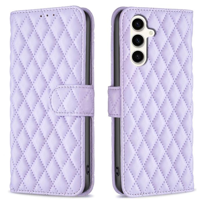 Bild 1, Samsung Galaxy S24 FE Fodral Diamond Läder Lila