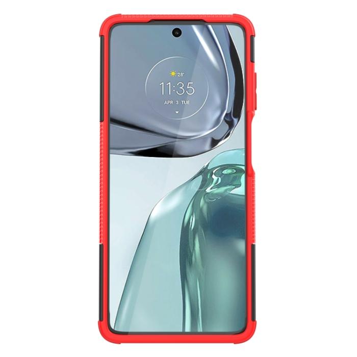 Bild 3, Motorola Moto G62 5G Skal Ultimata Stöttåligt med Stöd Röd
