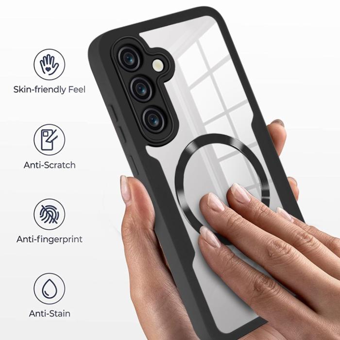 Bild 4, Samsung Galaxy S25 Skal MagSafe 360 Hybrid Defense Svart