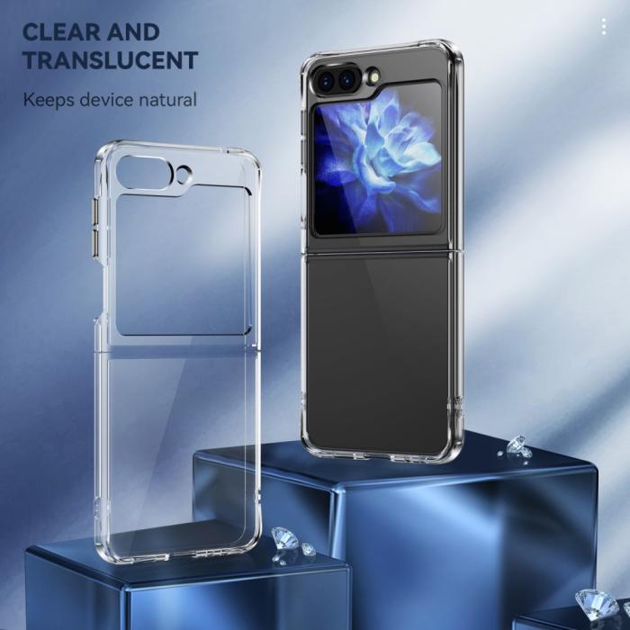 Bild 2, Samsung Galaxy Z Flip 5 Skal Hybrid AirBag Transparent