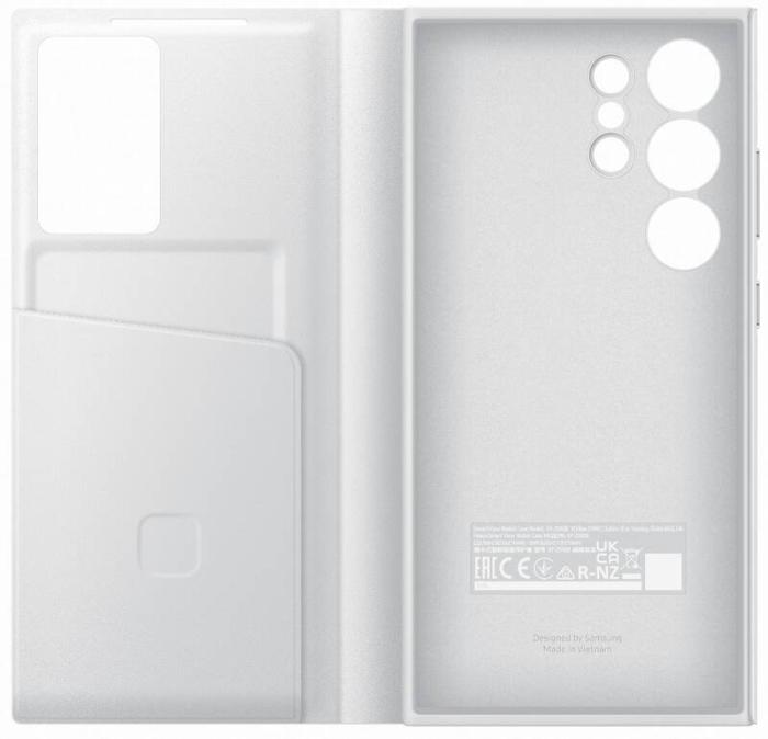 Bild 4, Samsung Galaxy S24 Ultra Fodral Smart Clear View White