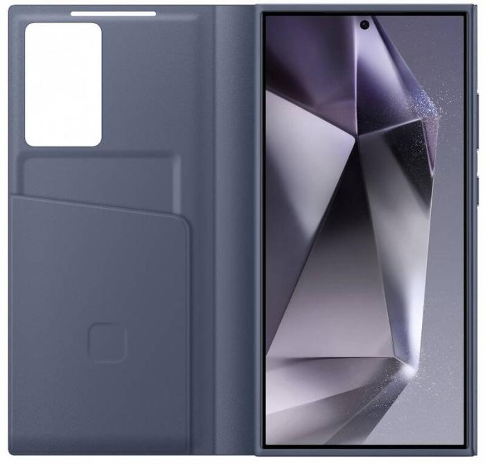 Bild 3, Samsung Galaxy S24 Ultra Fodral Smart Clear View Violet
