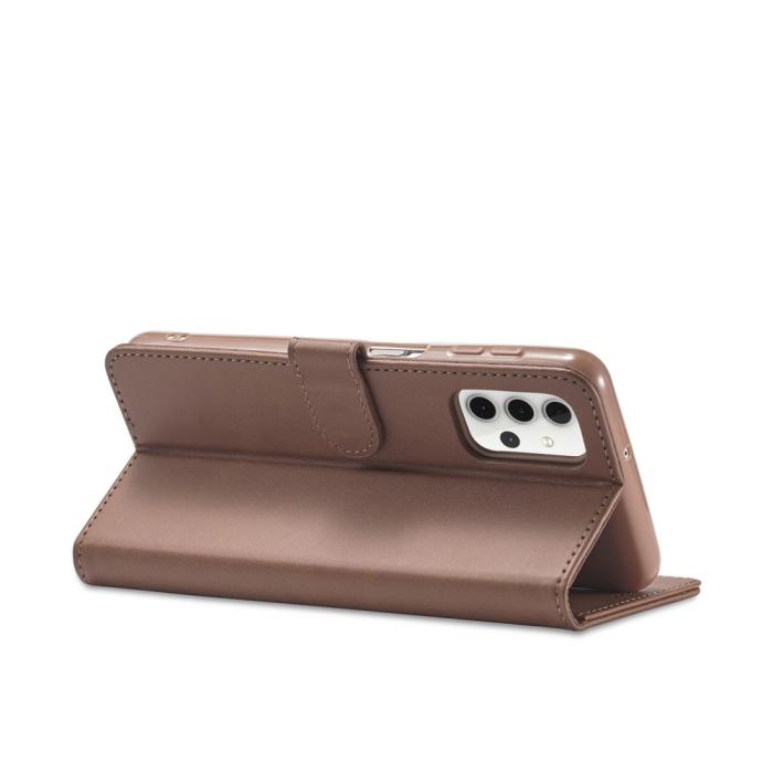 Bild 5, Samsung Galaxy A32 5G - LC.IMEEKE Läder Fodral - Brun