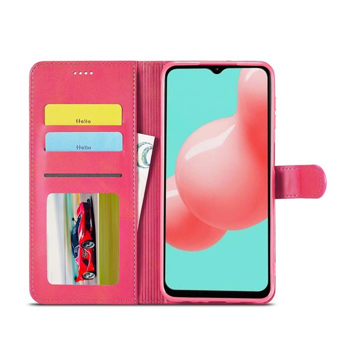 Bild 2, Samsung Galaxy A32 5G - LC.IMEEKE Läder Fodral - Rosa
