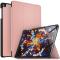 Samsung Galaxy Tab A 10.1 (2019) - Silkeslent Tri-Fold Fodral - Roséguld