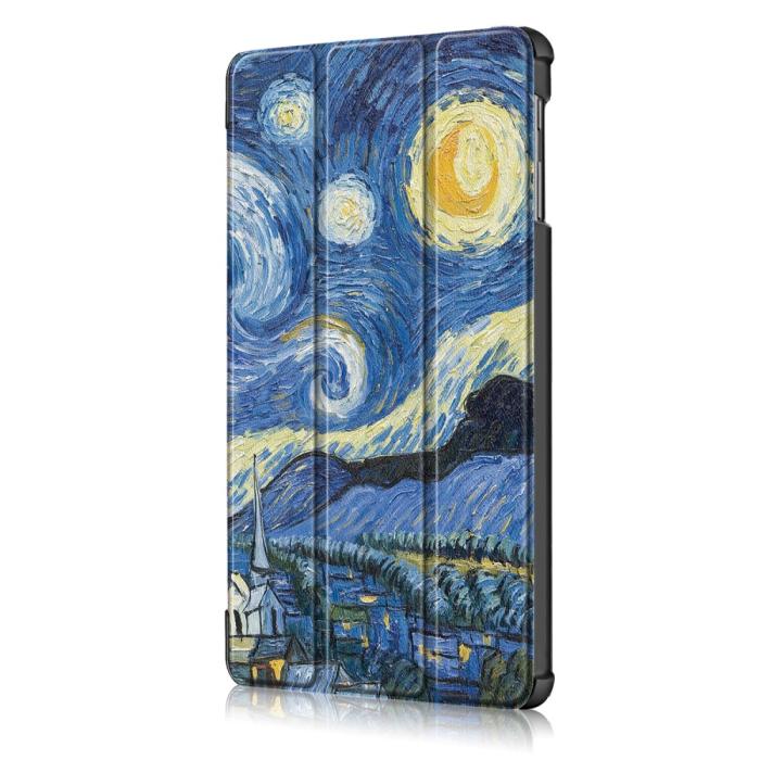 Bild 4, Samsung Galaxy Tab A 10.1 (2019) - Tri-Fold Fodral - Brush Painting