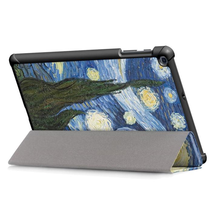 Bild 6, Samsung Galaxy Tab A 10.1 (2019) - Tri-Fold Fodral - Brush Painting