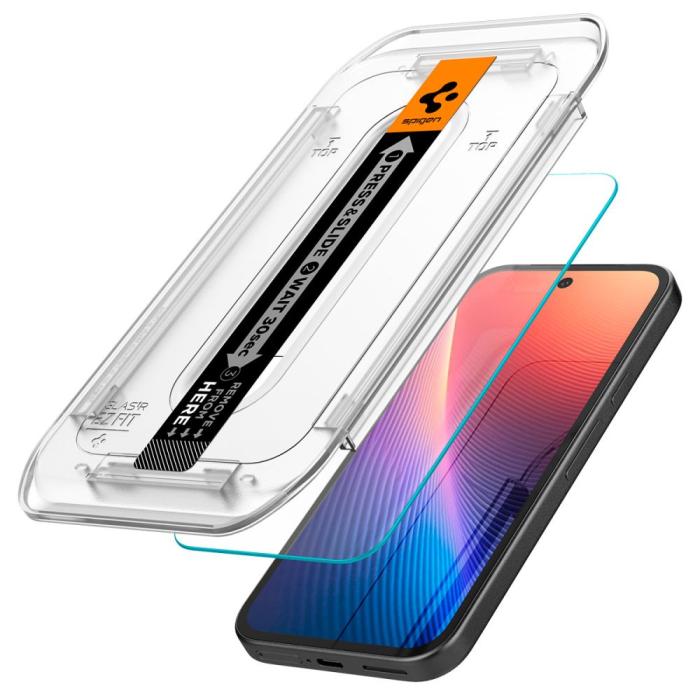 Bild 2, Spigen Google Pixel 9a 2-PACK Skärmskydd GLAS.tR 