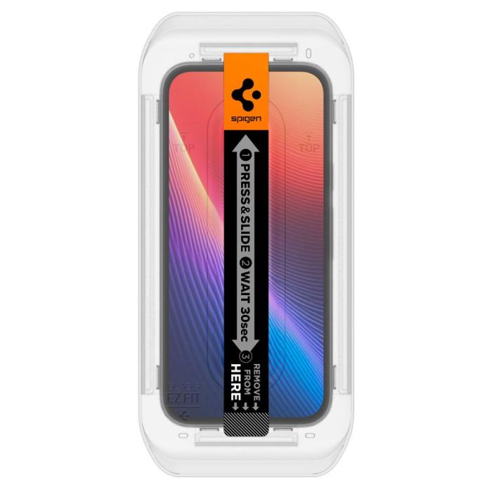 Bild 4, Spigen Google Pixel 9a 2-PACK Skärmskydd GLAS.tR 