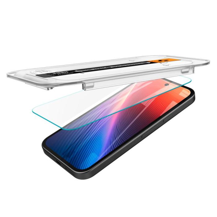 Bild 5, Spigen Google Pixel 9a 2-PACK Skärmskydd GLAS.tR 
