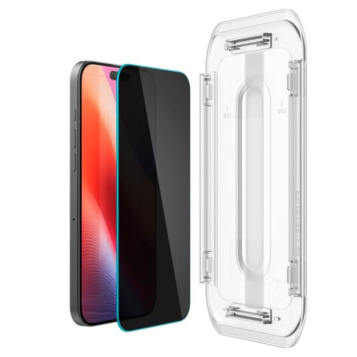 Bild 3, Spigen iPhone 16 Pro 2-PACK Skärmskydd GLAS.tR 