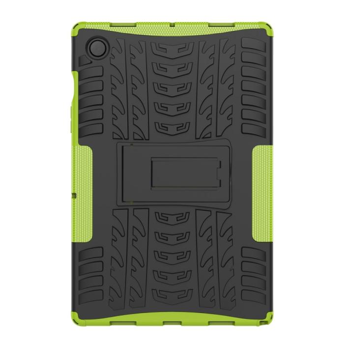 Bild 2, Samsung Galaxy Tab A8 10.5 (2021) Skal Rugged Kickstand Armor Grön