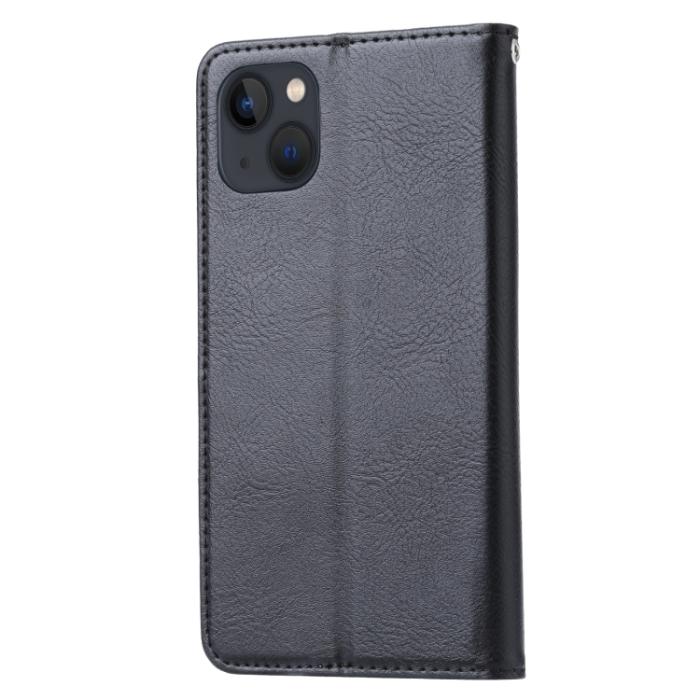 Bild 3, iPhone 14 Plus Fodral Flip Med Frontficka Svart