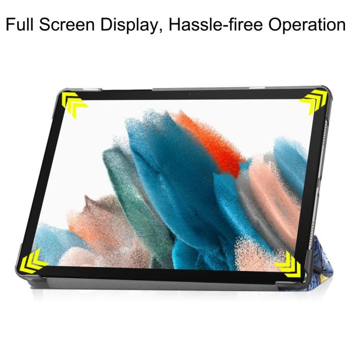 Bild 4, Samsung Galaxy Tab A9 Plus Fodral Tri-Fold Brush Painting