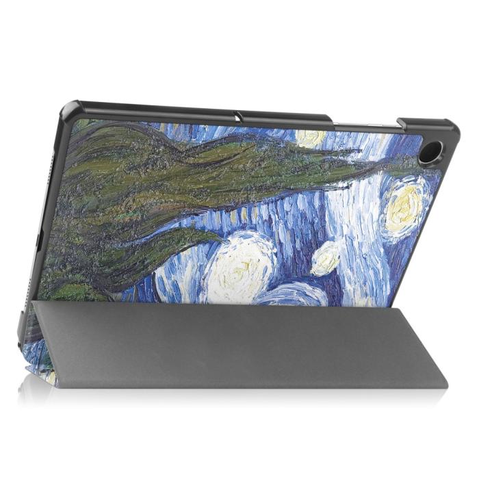 Bild 5, Samsung Galaxy Tab A9 Plus Fodral Tri-Fold Brush Painting