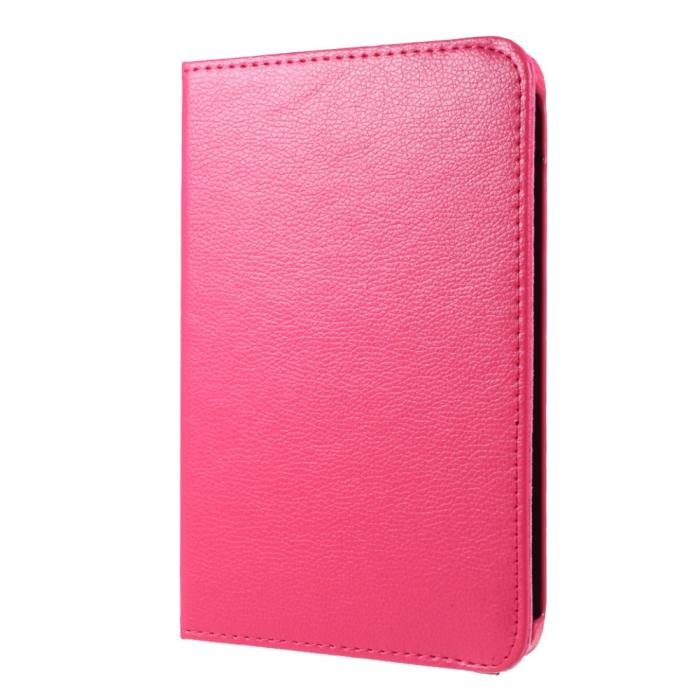 Bild 3, iPad Mini 2024/2021 Fodral 360° Rotation Litchi Rosa
