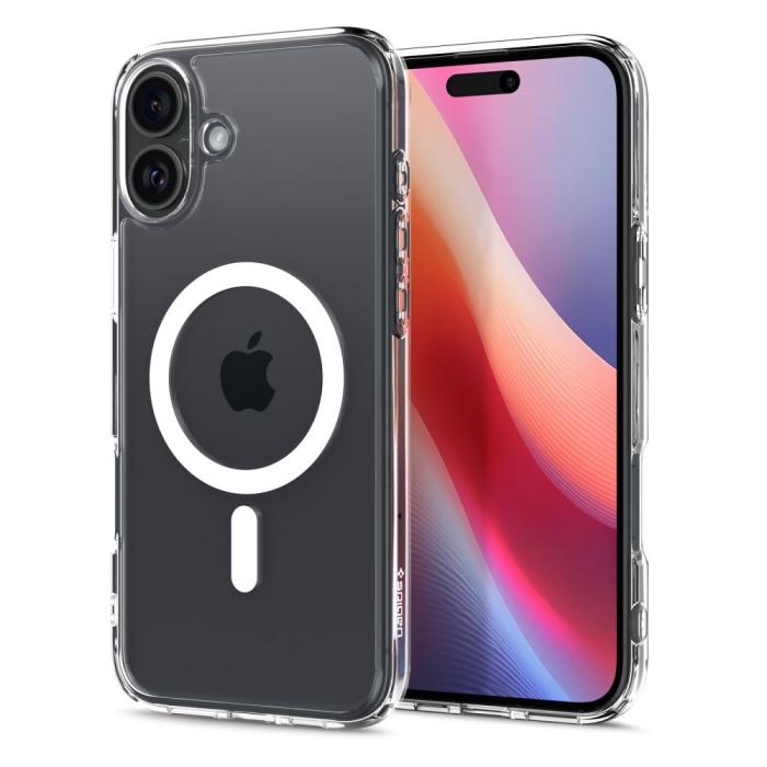 Bild 3, Spigen iPhone 16 Plus Skal MagSafe Ultra Hybrid Vit