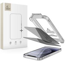Tech-Protect iPhone 12 / 12 Pro 2-PACK Sk&auml;rmskydd Quick Set Spy+ Privacy