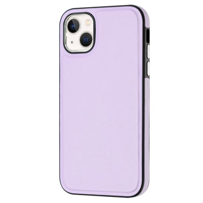 Bild 1, iPhone 15 Skal Läderbelagt Lila