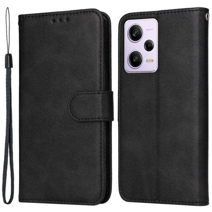 Bild 1, Xiaomi Redmi Note 12 Pro 5G Fodral Solid Läder Svart