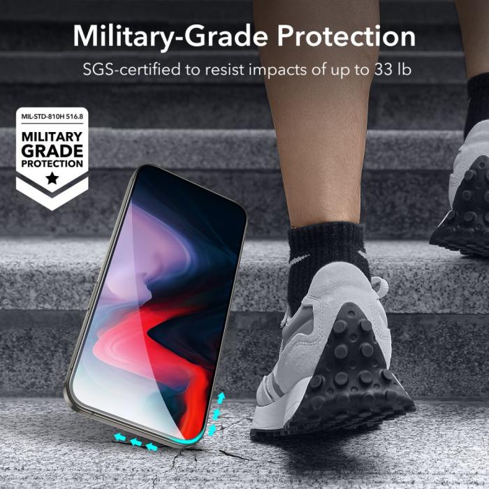 Bild 5, ESR iPhone 15 Pro 2-PACK Skärmskydd Härdat Glas