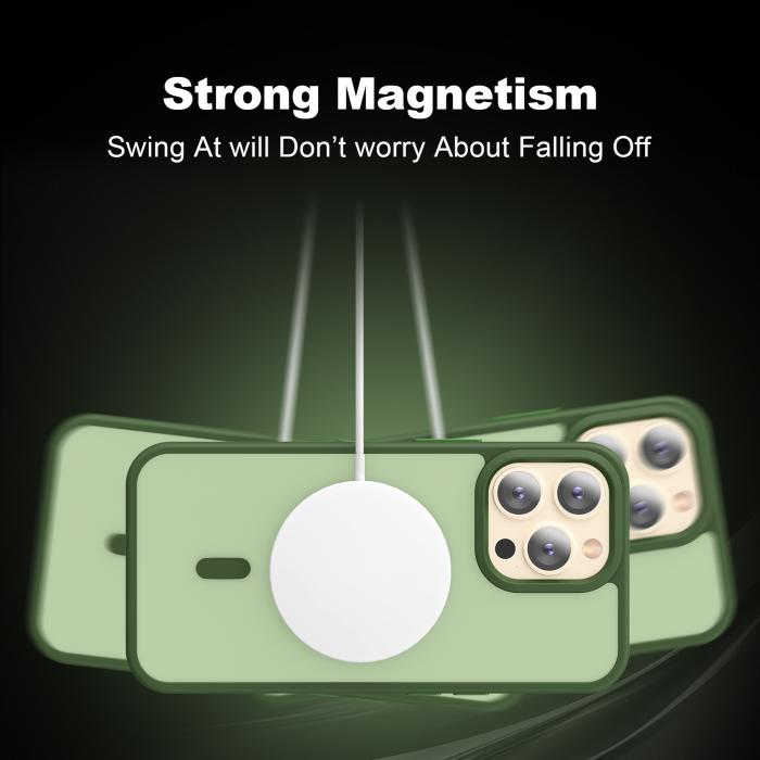 Bild 5, ColorPop iPhone 13 Pro Max Skal CH MagSafe Matt Ljus Grön