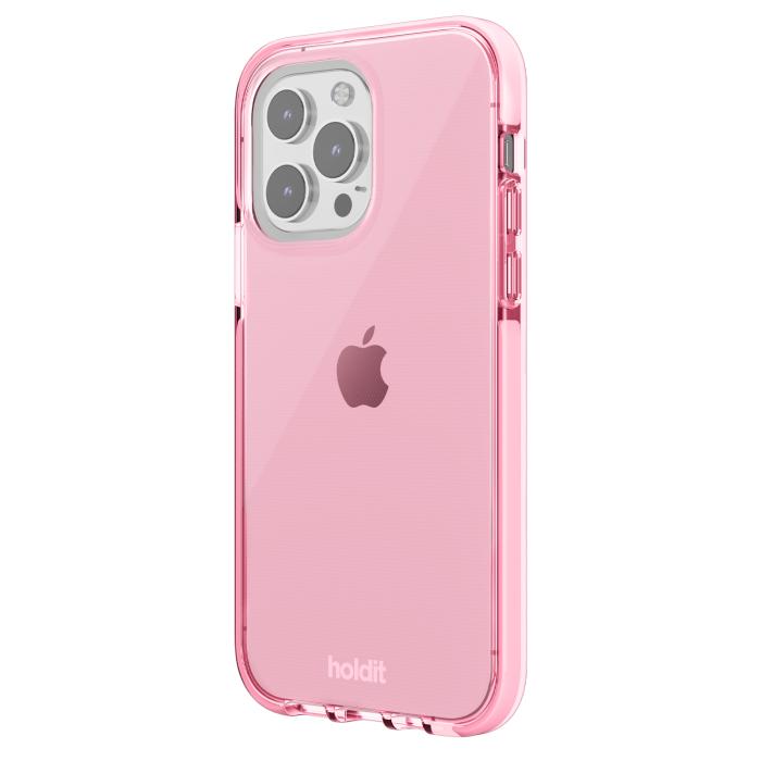 Bild 3, holdit iPhone 14 Pro Skal Seethru Bright Pink