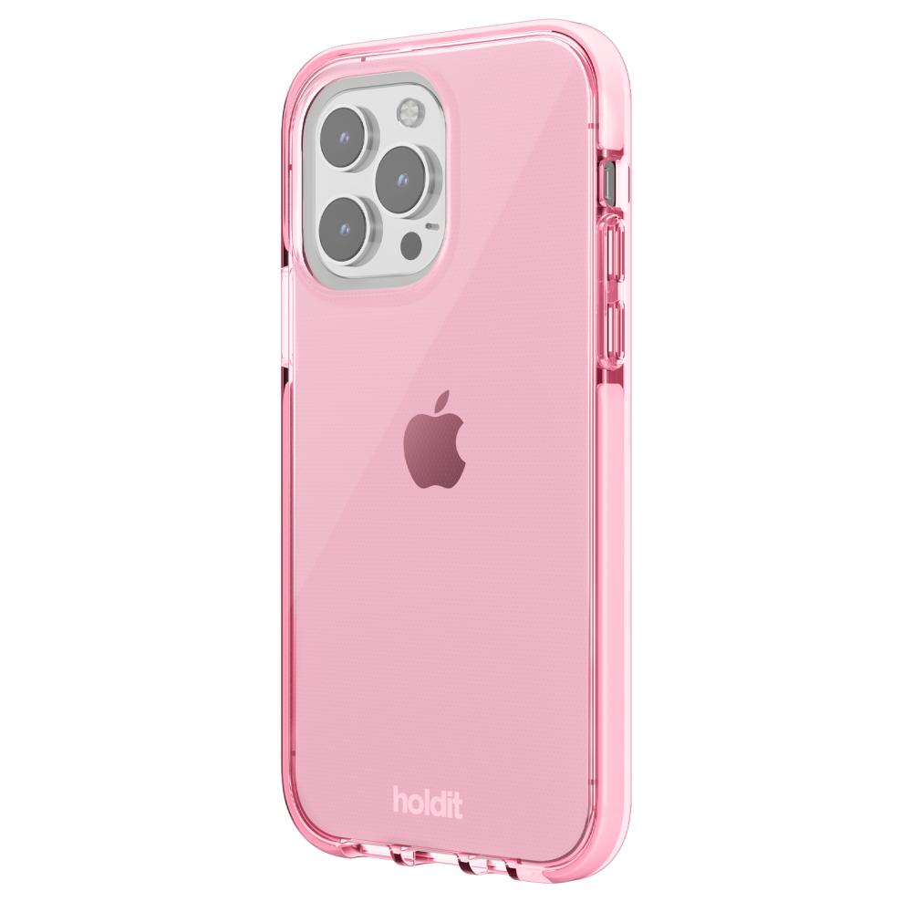 holdit iPhone 14 Pro Skal Seethru Bright Pink