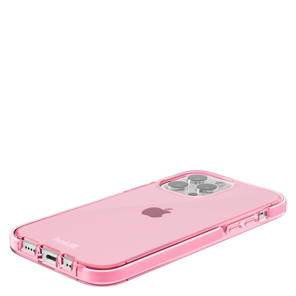 holdit iPhone 14 Pro Skal Seethru Bright Pink