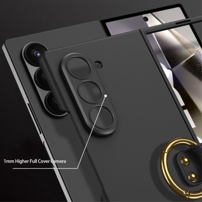 Bild 6, GKK Galaxy Z Fold 6 Skal Ring Skin Touch Svart