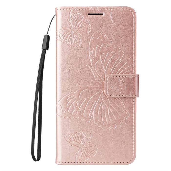 Bild 6, Honor Magic7 Lite Fodral Med Fjäril Tryck Roséguld
