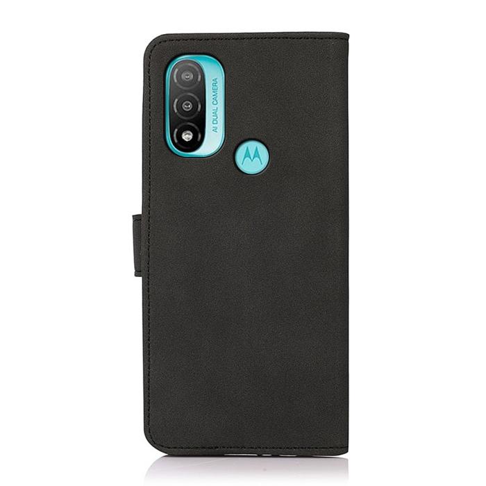 Bild 3, KHAZNEH Motorola Moto E20 / E40 Fodral Retro Läder Svart