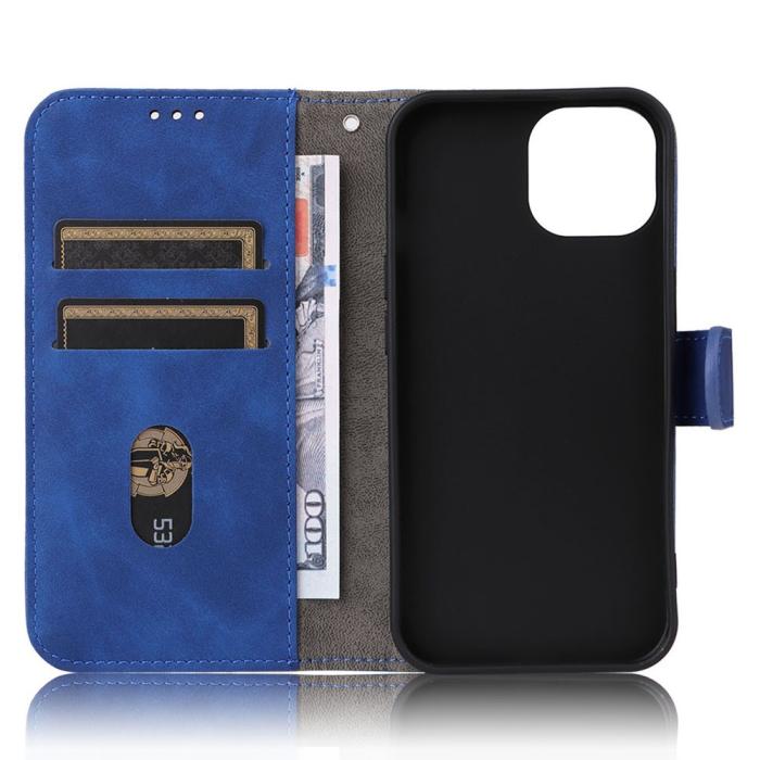 Bild 6, iPhone 15 Plus Fodral Skin Touch Blå