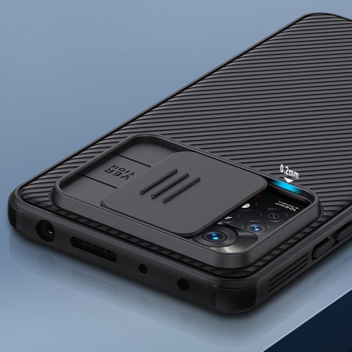 Bild 3, NILLKIN Xiaomi Redmi Note 11 Pro 5G Skal CamShield Pro Blå