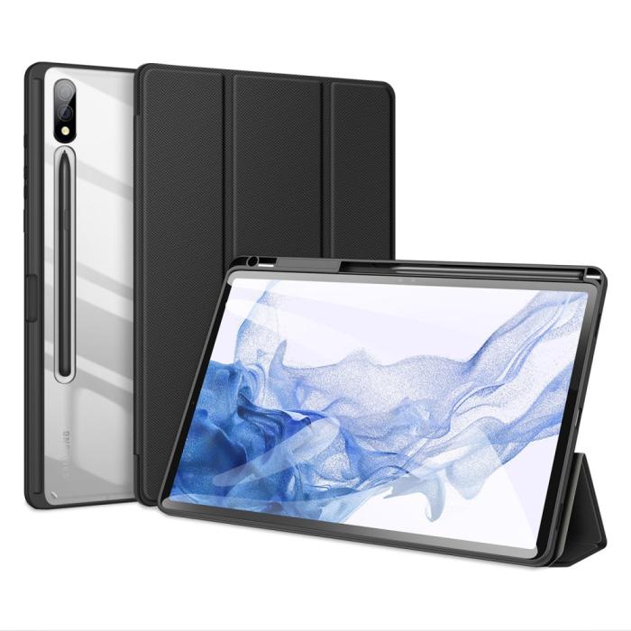 Bild 1, DUX DUCIS Galaxy Tab S9 Plus Fodral TOBY Tri-Fold Svart