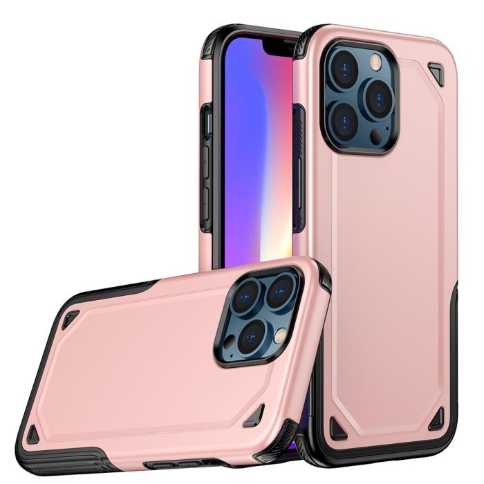 Bild 5, iPhone 13 Pro - Armor Hybrid Skal - Ljus Blå