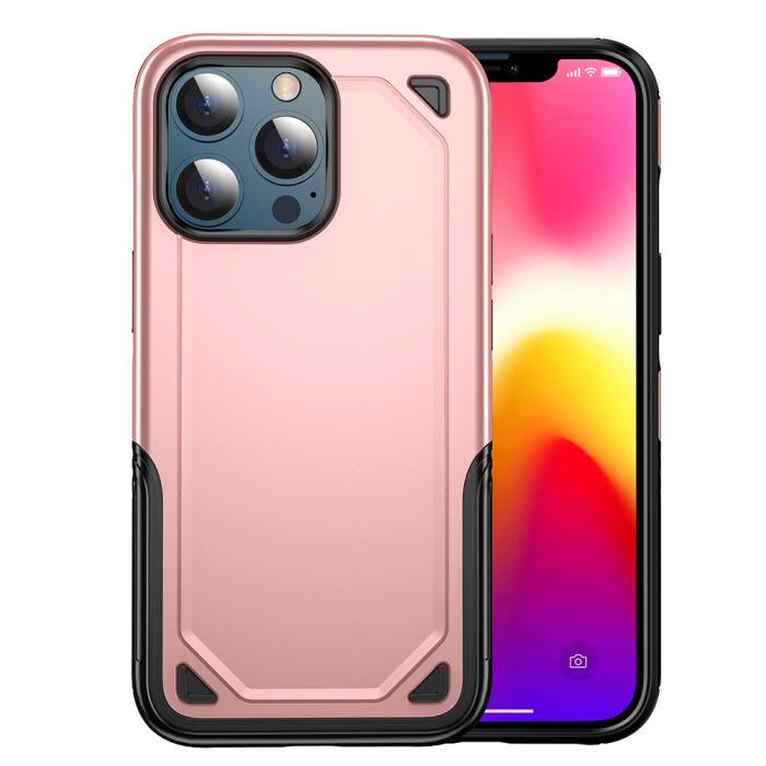 Bild 6, iPhone 13 Pro - Armor Hybrid Skal - Ljus Blå