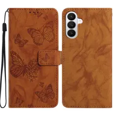 Samsung Galaxy S26 Fodral Fj&auml;ril Tryck Brun