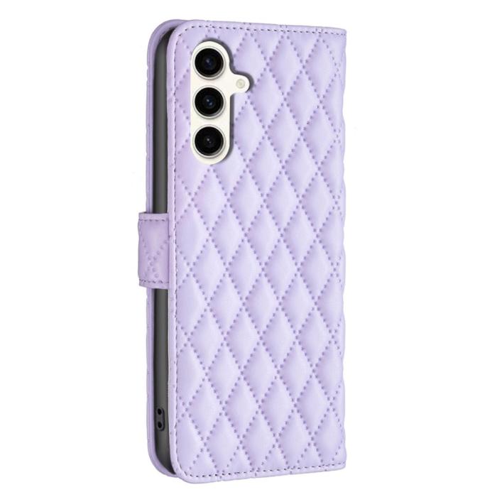 Bild 5, Samsung Galaxy S24 FE Fodral Diamond Läder Lila