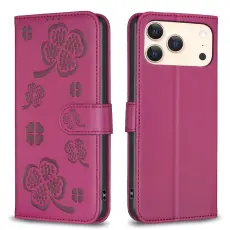 iPhone 18 Pro Max/17 Pro Max Fodral Med Blommigt Tryck Rosa