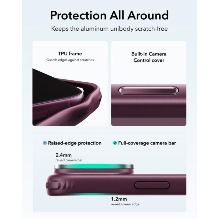 Bild 5, ESR iPhone 18 Pro Max / 17 Pro Max Skal MagSafe Hybrid Kickstand