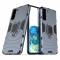 Samsung Galaxy S21 Plus - Hybrid Armor Ring Skal - Navy Blue