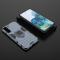 Samsung Galaxy S21 Plus - Hybrid Armor Ring Skal - Navy Blue