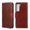 Samsung Galaxy S21 Plus - Crazy Horse Läder Fodral - Brun