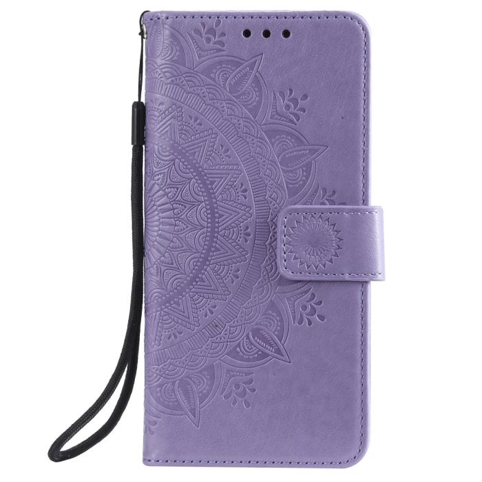 Bild 2, Samsung Galaxy A32 5G - Mandala Läder Fodral - Lila