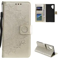 Samsung Galaxy A32 5G - Mandala Läder Fodral - Guld