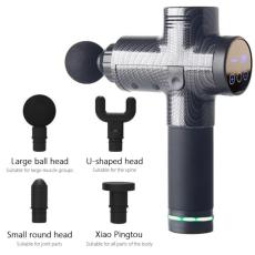 Massagepistol 20 L&auml;gen/4 Munstycken LCD Touch f&ouml;r Muskler