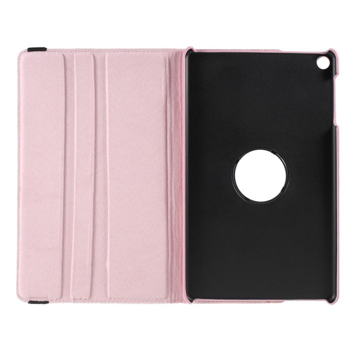 Bild 5, Samsung Galaxy Tab A 10.1 (2019) - 360° Rotation Fodral - Ljus Rosa