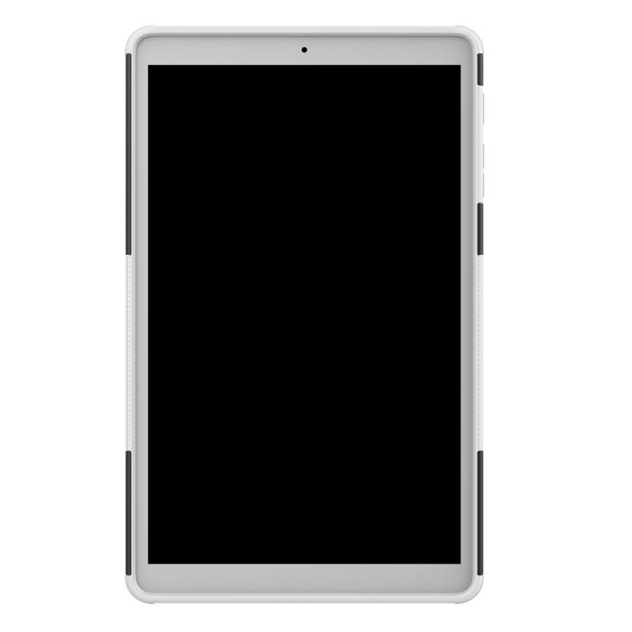 Bild 3, Samsung Galaxy Tab A 10.1 (2019) - Rugged Kickstand Armor Skal - Vit